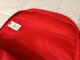 Mochila Adidas Roja y Beige