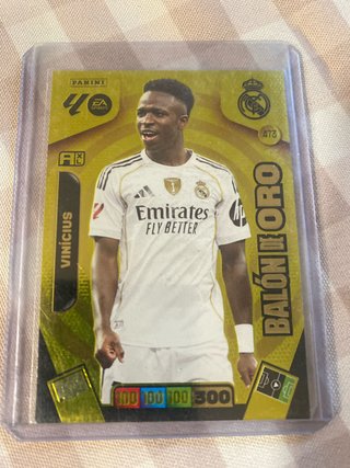 Carta Vinicius Balón de Oro #473 Panini