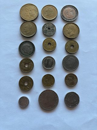 Monedas antiguas de pesetas - Lote variado
