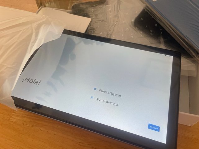 Tablet Nueva Azul/Gris - Nueva a Estrenar