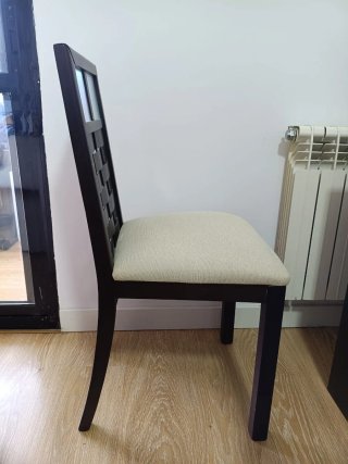 Mesa comedor y 6 sillas madera