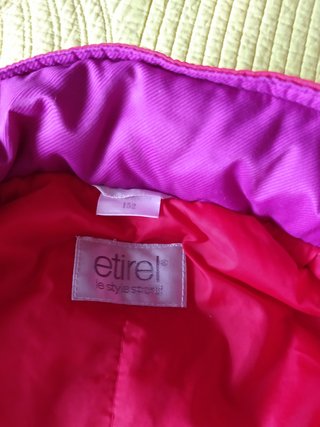 BUZO DE ESQUÍ, COLOR ROJO-AZUL-MORADO TALLA 152 CM