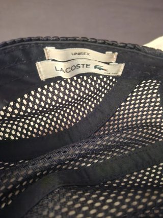 Gorra Lacoste 5 paneles Negra