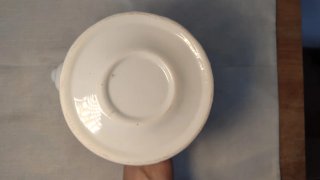 Tetera de porcelana china decorada
