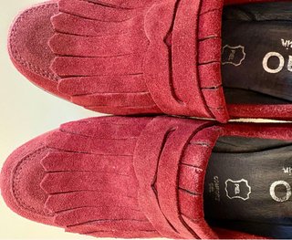 Zapatos ante granate Mimao talla 37