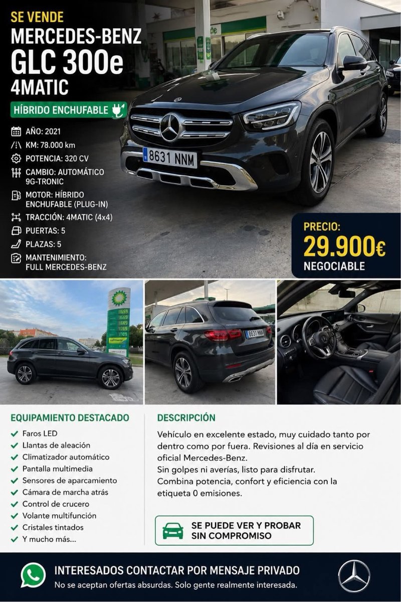 Mercedes-Benz GLC Coupé 300 e 2.0 4MATIC 2021