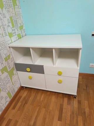Cómoda cambiador infantil