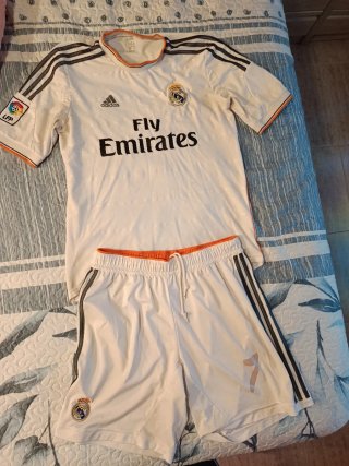Equipación Real Madrid Adidas Blanca