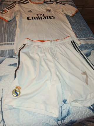 Equipación Real Madrid Adidas Blanca