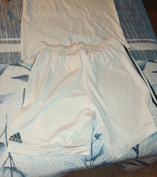 Equipación Real Madrid Adidas Blanca