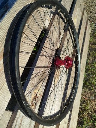 Rueda trasera 10x135
