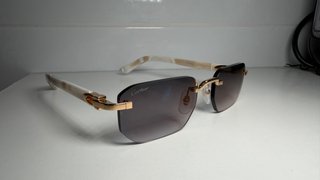 Gafas de sol Cartier nacradas de lujo