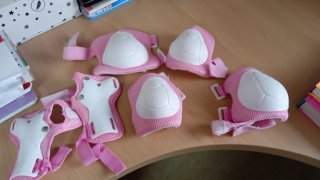 Patines en línea rosas