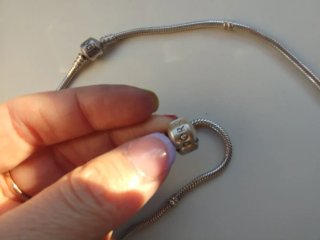 Conjunto Pandora Collar y Pulsera Plata