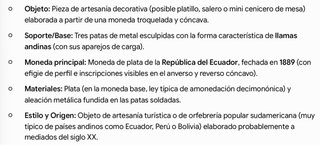 Moneda Plata República Ecuador 1889