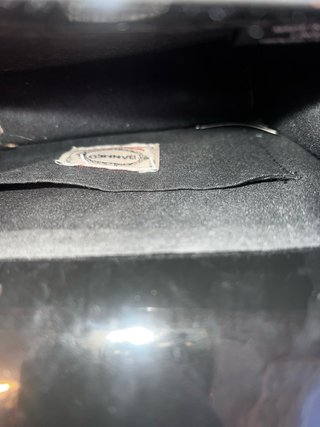 Bolso Charol Negro Banned Cereza usado una vez