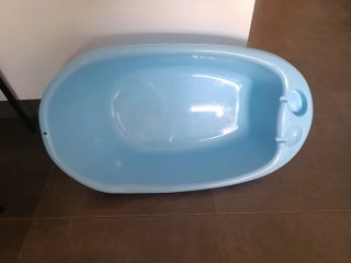 Bañera bebé azul