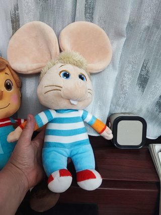 Peluche interattivi Pinocchio e topo