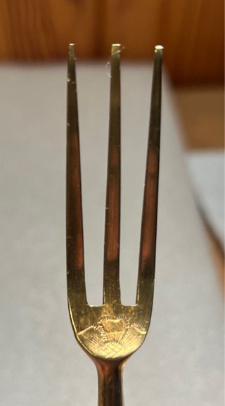 Set di coltelli e forchette da dessert antichi
