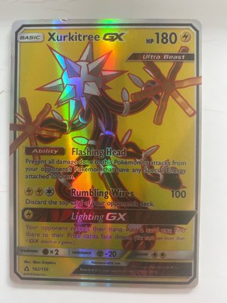 Carta Pokémon Xurkitree GX 142/156
