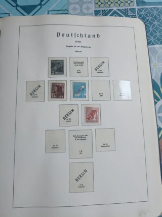 Album di francobolli Germania Berlino