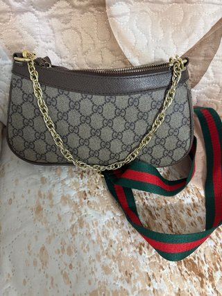 Borsetta Gucci marrone con tracolla