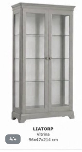 Vitrina LIATORP gris de IKEA