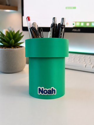 Supporto Penne 3D Personalizzato con Nome