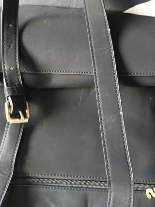 Mochila Desigual Negra Flores Bordadas