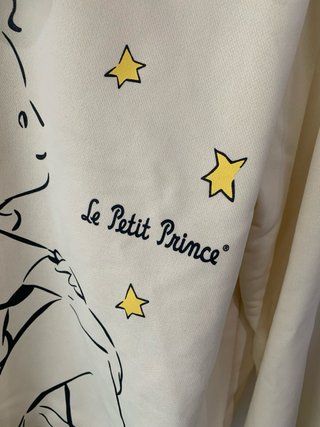 Sudadera El Principito Tallas S-M-L Beige