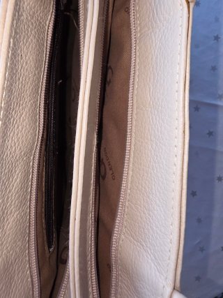 Bolso de mano Glendon color hueso