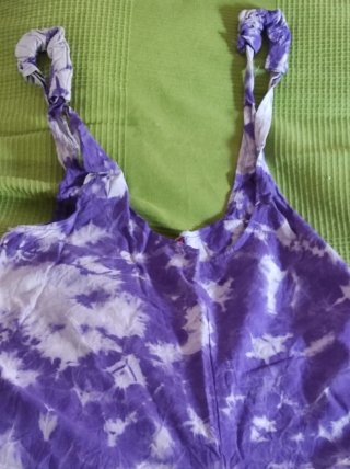 Mono tye dye morado talla única
