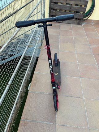 Patinete Apollo Phantom Pro Negro/Rojo