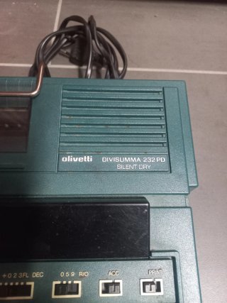 Calcolatore Olivetti Divisumma 232PD