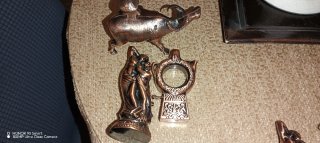 Set accendini vintage: ippopotamo, cavalluccio marino