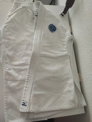 Traje Judo Mizuno Colegio Aristos Blanco