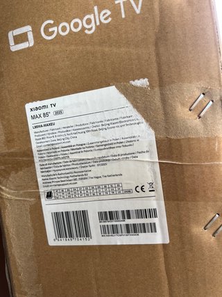 Xiaomi TV Max 85” 2025 QLED 4K 144Hz Google TV