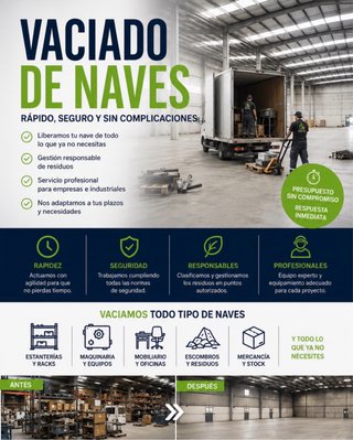 Vaciado de naves