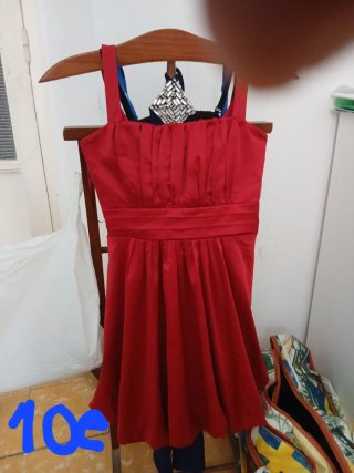 Vestido rojo de fiesta
