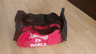 Bolsa Taekwondo Negra y Roja