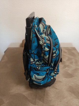 Mochila Totto Infantil Tiburones Ruedas