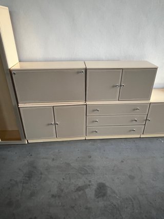 Conjunto Muebles Salón 6 Módulos + Vitrina