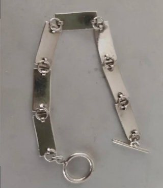 Pulseras de plata de ley