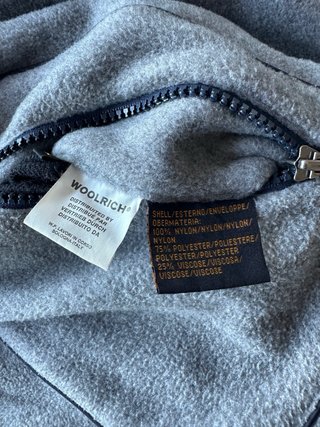 Gilet Woolrich Uomo Double Face Blu