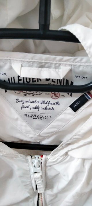 Cortavientos Tommy Hilfiger Mujer Blanco Talla M