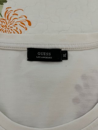 Camiseta Guess Blanca Talla XL