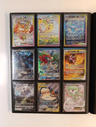 Colección Cartas Pokémon Eevee, Pikachu, Gardevoir