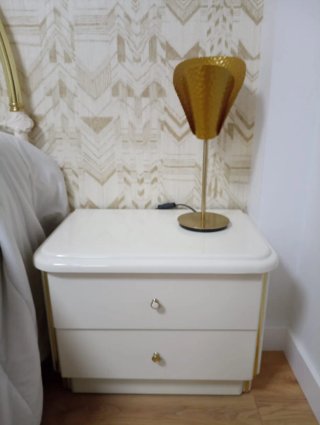 Dormitorio matrimonio lacado blanco