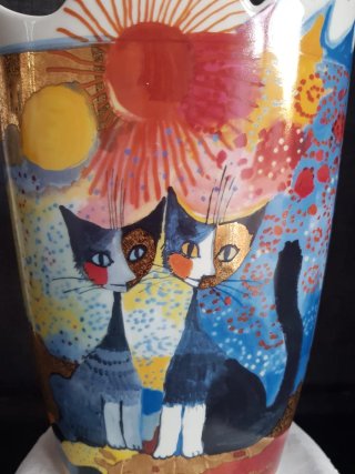 Vaso Goebel Serie Limitata Gatti