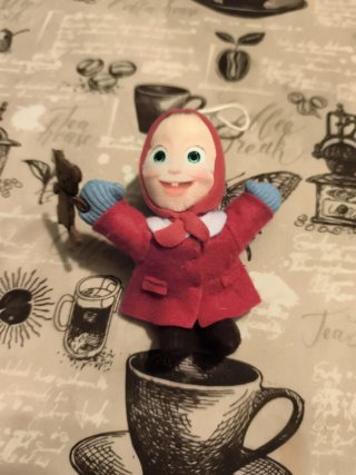 Peluche Masha con orsetto